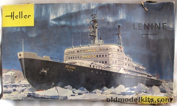 Heller 1/400 Soviet Atomic Icebreaker Lenin, L880 plastic model kit